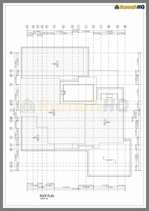 Lukisan teknikal rumah RHQ-D1-11, helaian 11 daripada 13