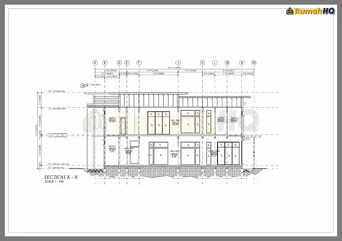 Lukisan teknikal rumah RHQ-D1-11, helaian 12 daripada 13