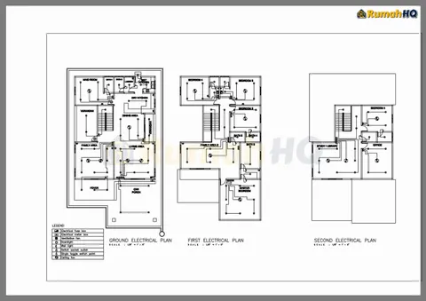Lukisan teknikal rumah RHQ-D1-12, helaian 8 daripada 14