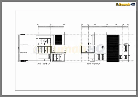 Lukisan teknikal rumah RHQ-D1-12, helaian 9 daripada 14