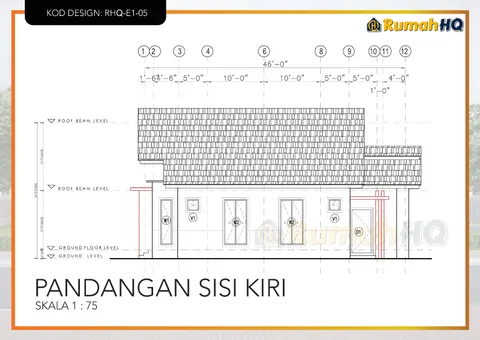 Lukisan teknikal rumah RHQ-E1-05, helaian 8 daripada 13