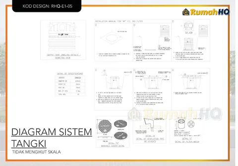 Lukisan teknikal rumah RHQ-E1-05, helaian 13 daripada 13