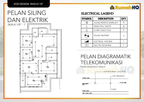 Lukisan teknikal rumah RHQ-E1-07, helaian 10 daripada 13