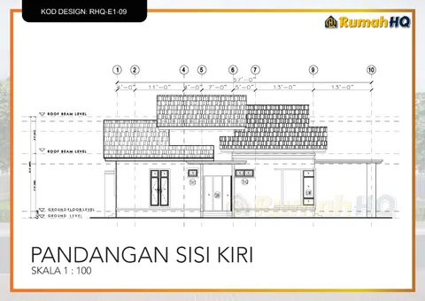 Lukisan teknikal rumah RHQ-E1-09, helaian 8 daripada 13