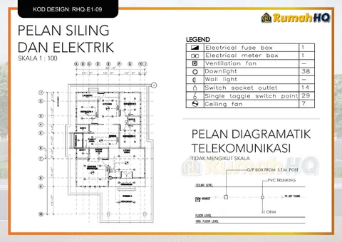 Lukisan teknikal rumah RHQ-E1-09, helaian 10 daripada 13