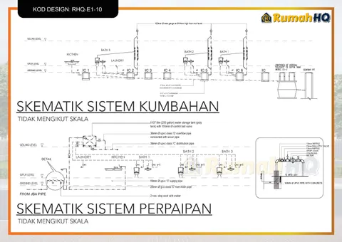 Lukisan teknikal rumah RHQ-E1-10, helaian 11 daripada 11