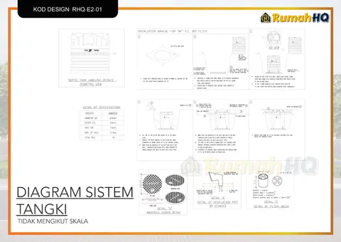 Lukisan teknikal rumah RHQ-E2-01, helaian 13 daripada 13