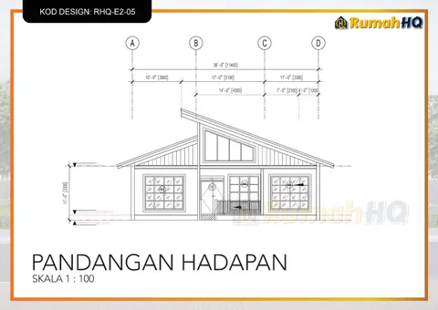 Lukisan teknikal rumah RHQ-E2-05, helaian 5 daripada 13