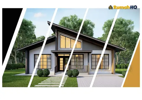 Pandangan 3D 1 daripada 5, rumah RHQ-E2-05 — Banglo Mini 1 Tingkat · 2 Bilik · 2 Bilik Air