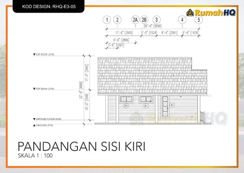 Lukisan teknikal rumah RHQ-E3-05, helaian 8 daripada 13