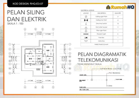 Lukisan teknikal rumah RHQ-E3-07, helaian 10 daripada 13