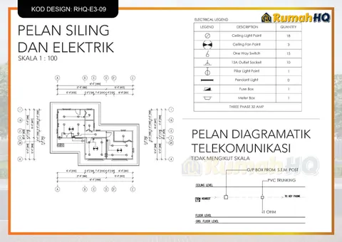 Lukisan teknikal rumah RHQ-E3-09, helaian 10 daripada 13