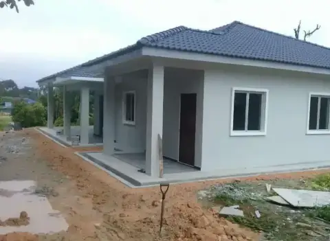 Projek RumahHQ di Cheras, banglo 1 tingkat, tanah berbukit — gambar 6 daripada 15