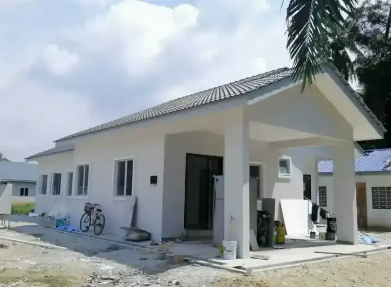 Banglo 1 tingkat yang dibina RumahHQ di Jeram, Kuala Selangor