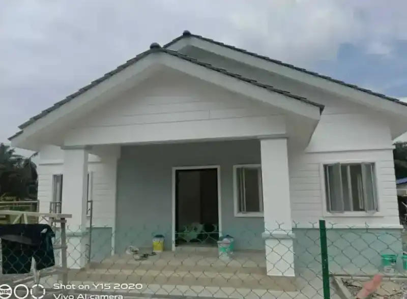 Banglo 1 tingkat yang dibina RumahHQ di Parit Mahang, Kuala Selangor