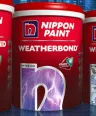 Dinding luar: Nippon Weatherbond, warna standard