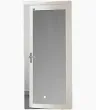 Pintu bilik air: Aluminium alucobond 750 × 2100mm, powder coated, set kunci tombol