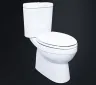 Tandas duduk: Madge 8002 rimless close coupled washdown