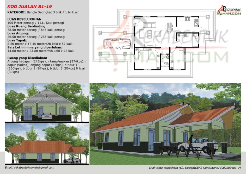 1 Tingkat <1,400 sqf 19 1 Tingkat 1400sqf Page20