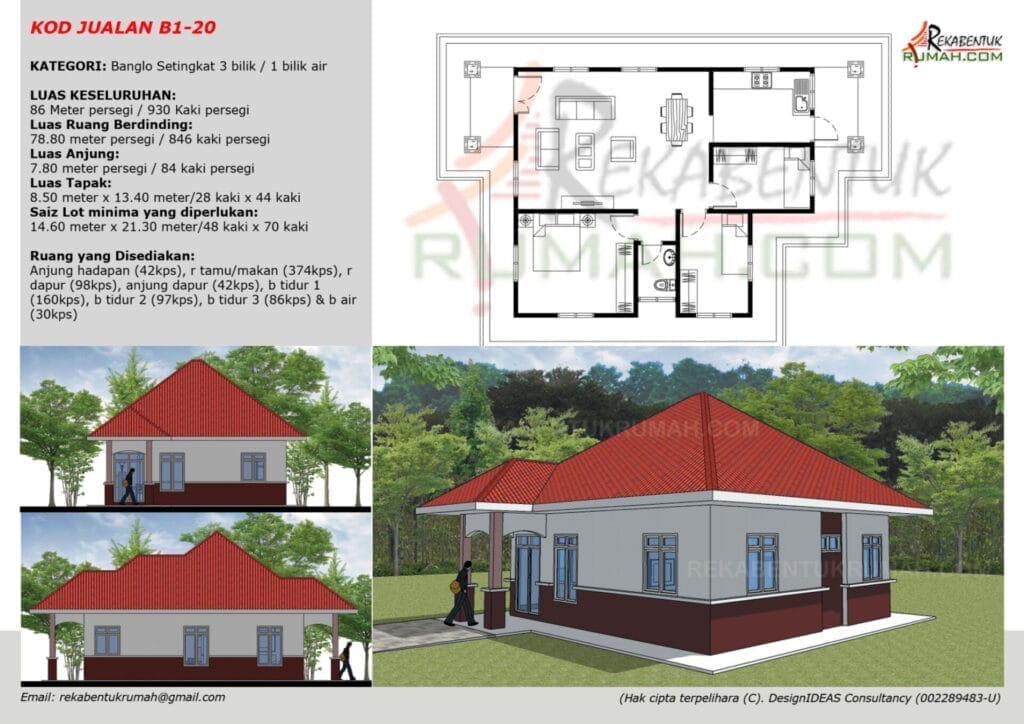 1 Tingkat <1,400 sqf 20 1 Tingkat 1400sqf Page21