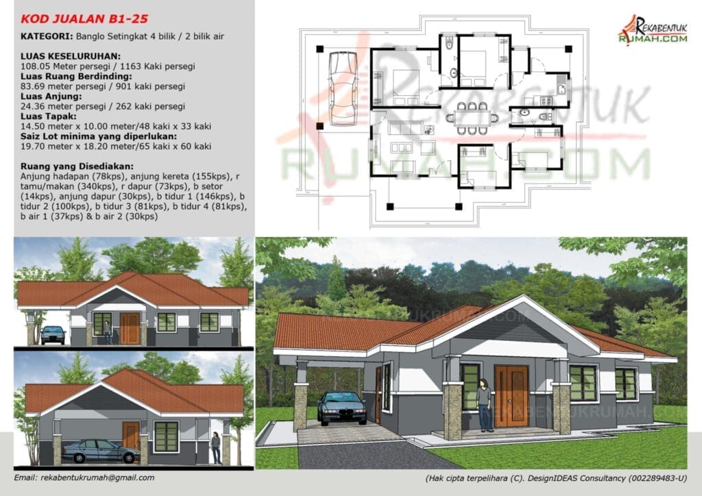 1 Tingkat <1,400 sqf 25 1 Tingkat 1400sqf Page26