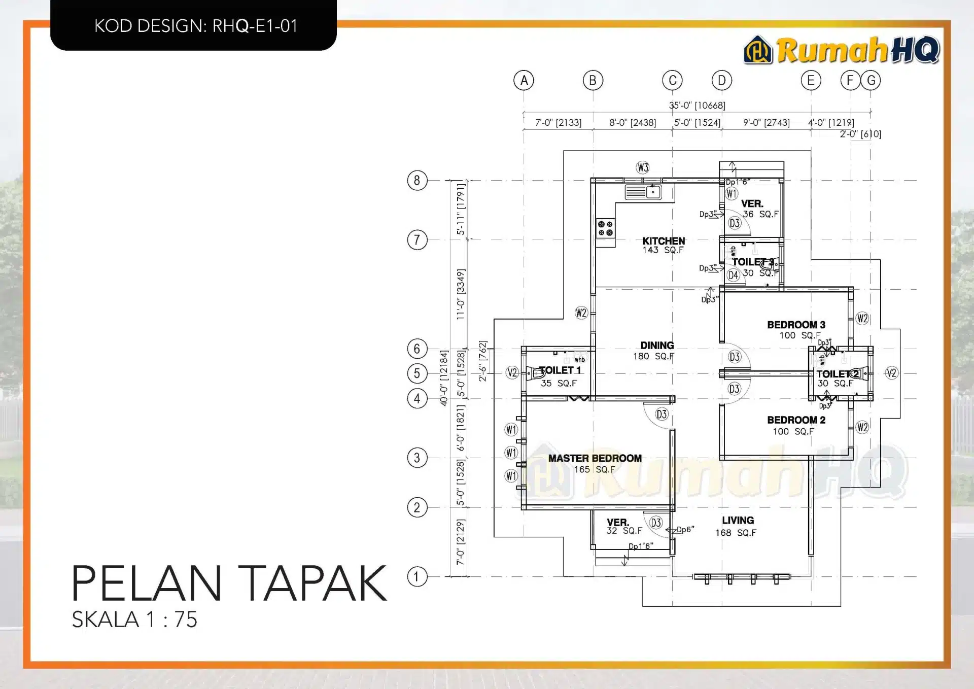RHQ-E1-01 16 Rekabentuk Design Rumah RHQ E1 01 6