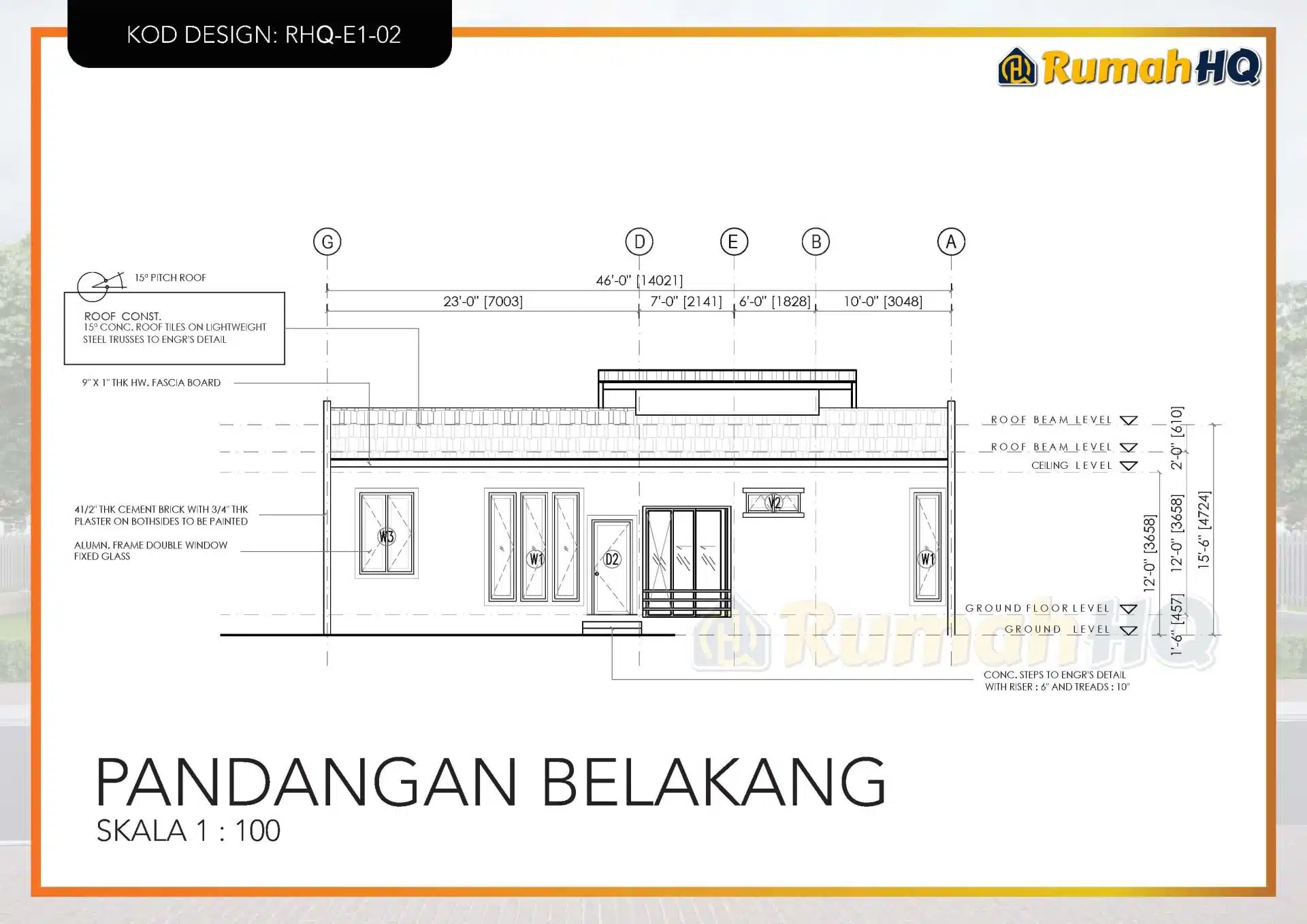 Reka Bentuk Rumah Mewah: Inspirasi & Ciri Utama 19 Rekabentuk Design Rumah RHQ E1 02 12