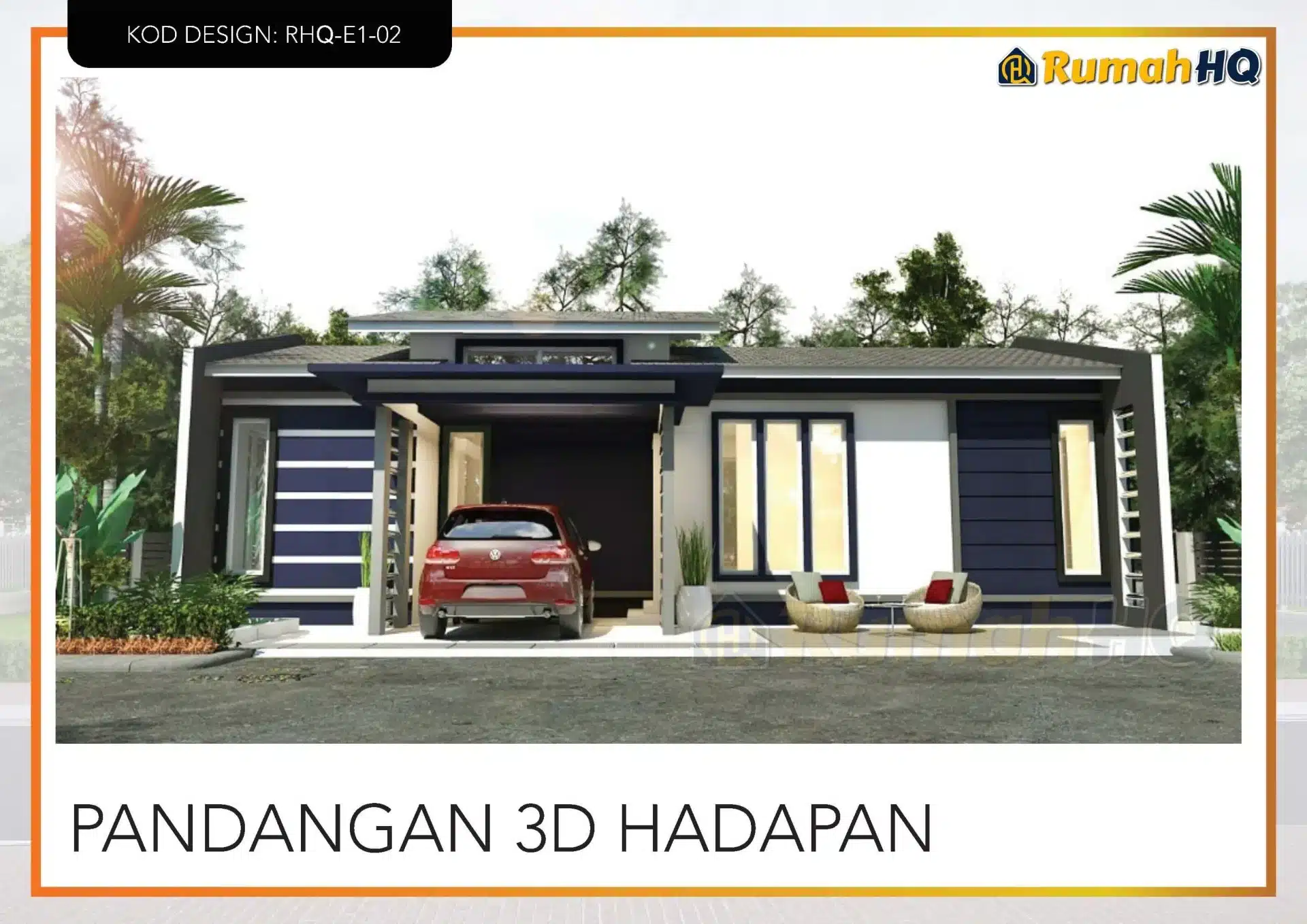 Reka Bentuk Rumah Mewah: Inspirasi & Ciri Utama 12 Rekabentuk Design Rumah RHQ E1 02 2