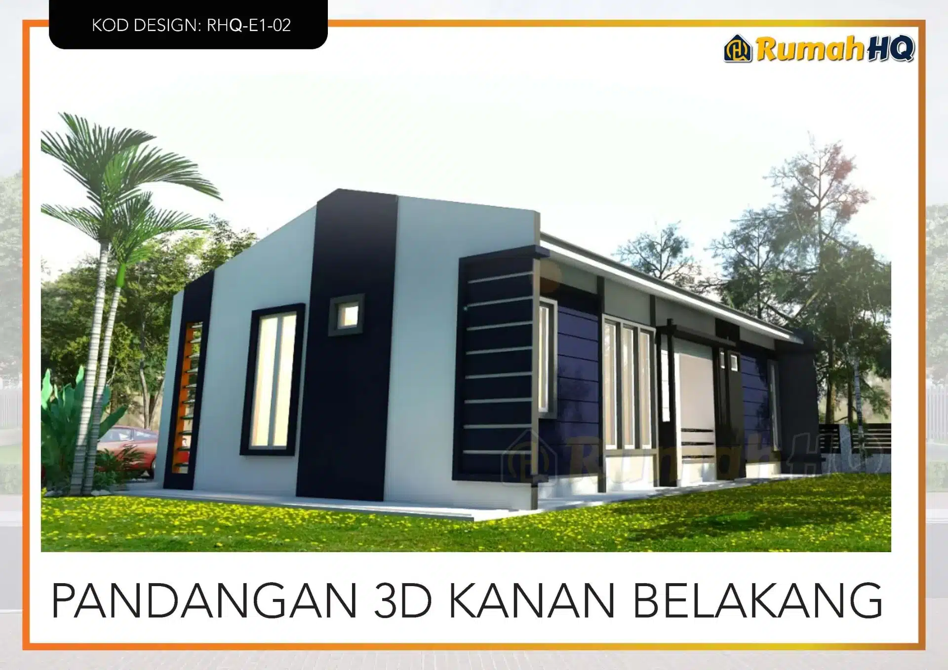Reka Bentuk Rumah Mewah: Inspirasi & Ciri Utama 14 Rekabentuk Design Rumah RHQ E1 02 4