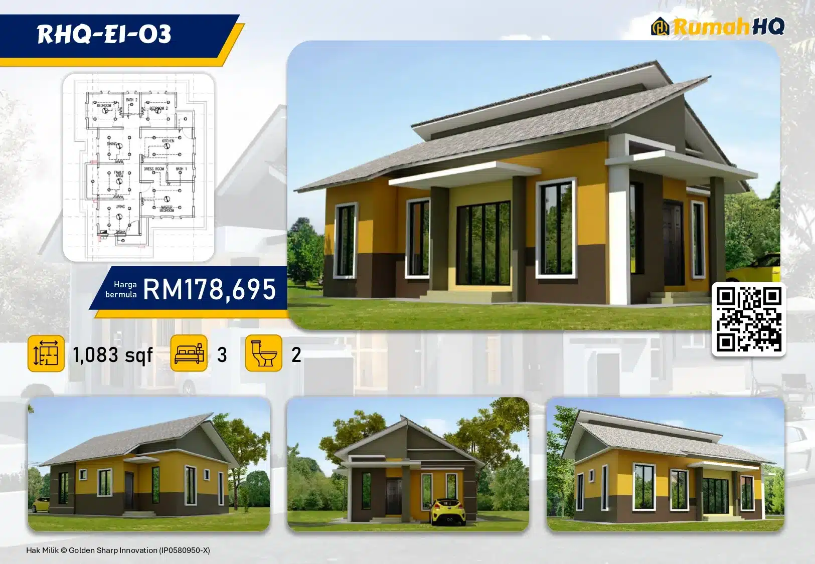 Koleksi Pelan Rumah Banglo RumahHQ 00006 Koleksi Pelan Rumah Banglo RumahHQ 00006