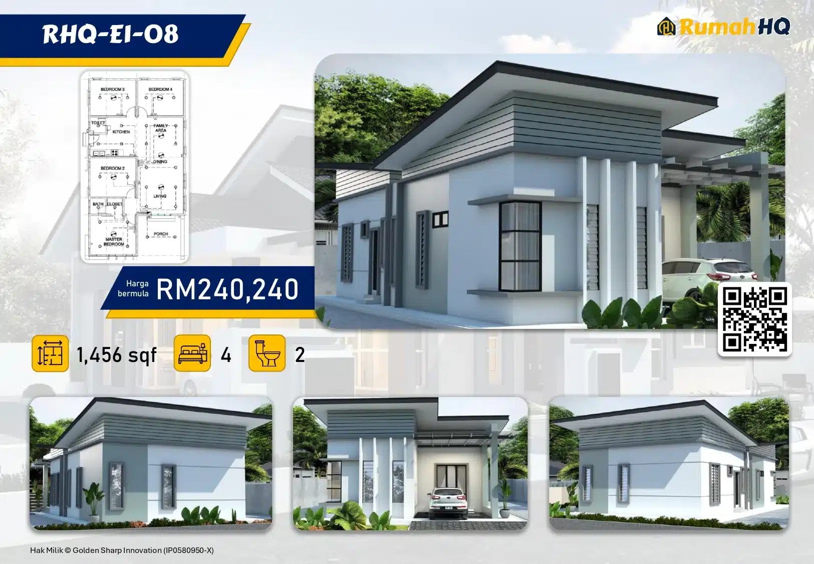 "7 Rahsia Cassette AC Yang Ramai Tak Tahu - Upgrade Gaya Hidup Moden Anda!" 2 Koleksi Pelan Rumah Banglo RumahHQ 00011