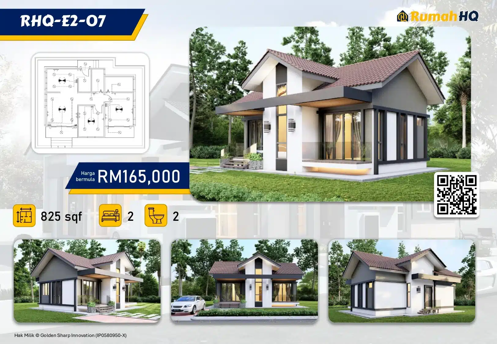 "10 Tanda Penghawa Dingin Anda 'Game Over' - Jangan Tunggu Sampai Kena Heart Attack Bila Tengok Bill Elektrik! 🥶" 4 Koleksi Pelan Rumah Banglo RumahHQ 00020