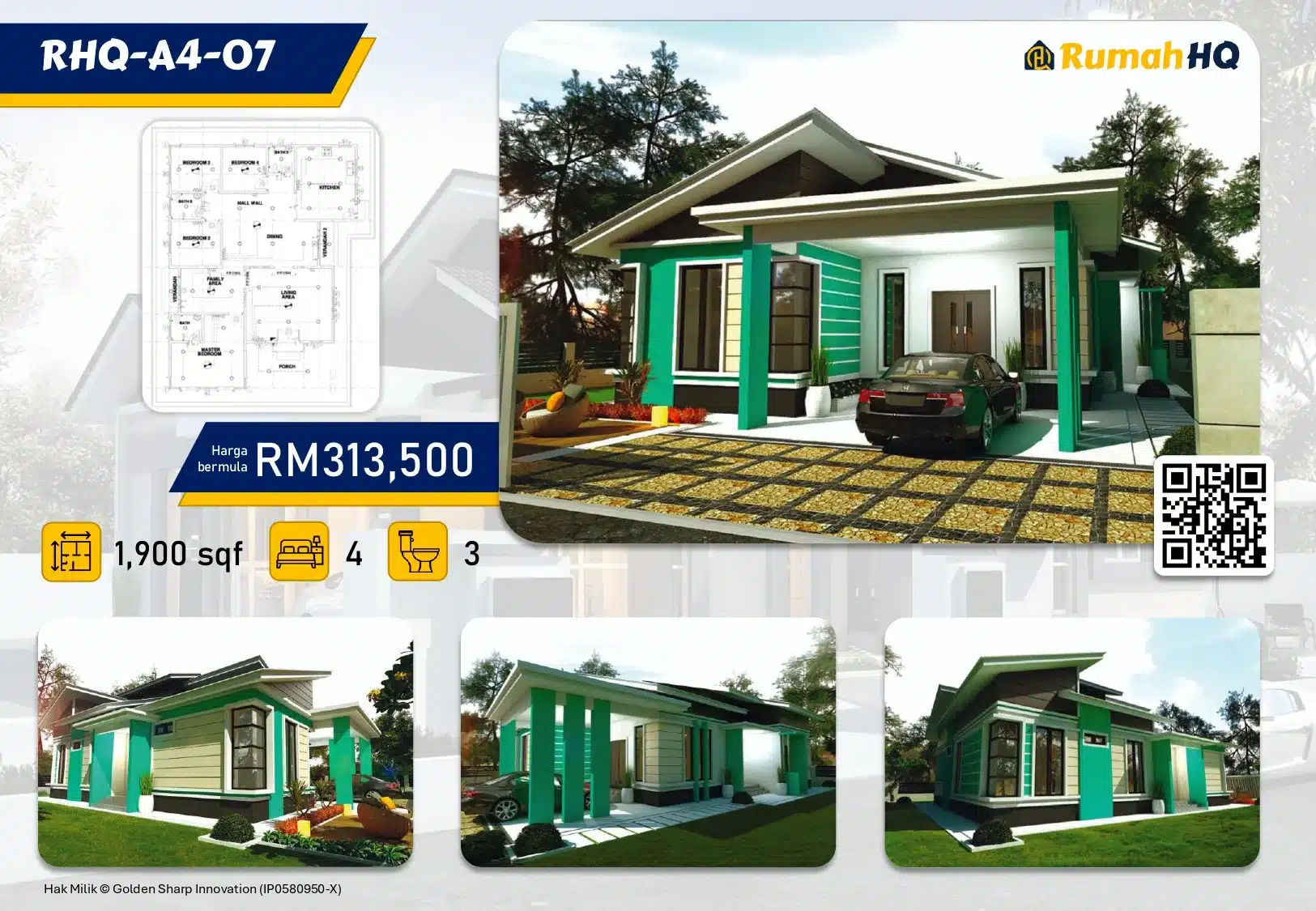 "7 Rahsia Cassette AC Yang Ramai Tak Tahu - Upgrade Gaya Hidup Moden Anda!" 6 Koleksi Pelan Rumah Banglo RumahHQ 00040