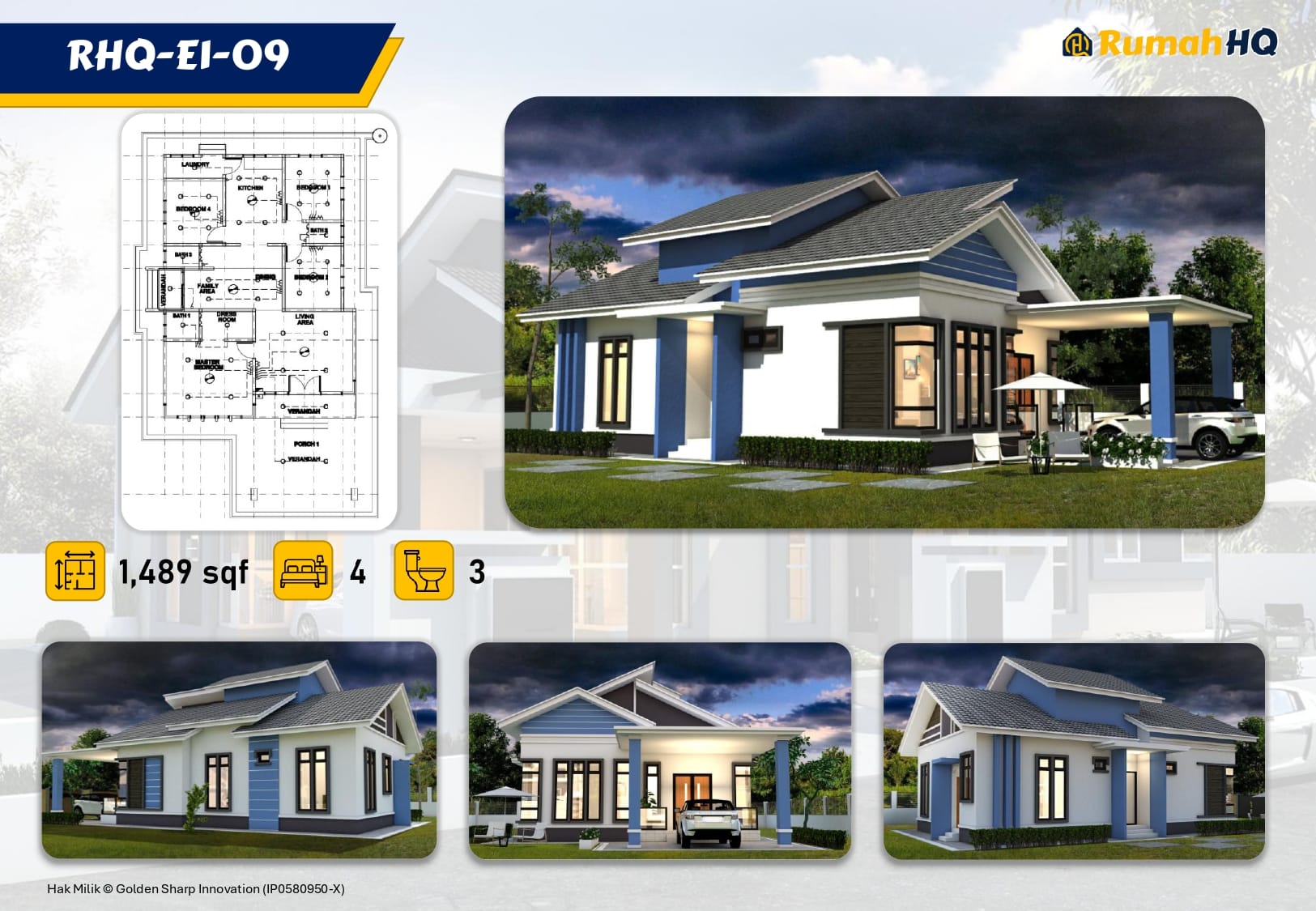 Cara Guna KWSP Untuk Bina Rumah Atas Tanah Sendiri: 8 Langkah Penting Supaya Duit Simpanan Tak Tersalah Guna! 3 Koleksi Pelan Rumah page 0012