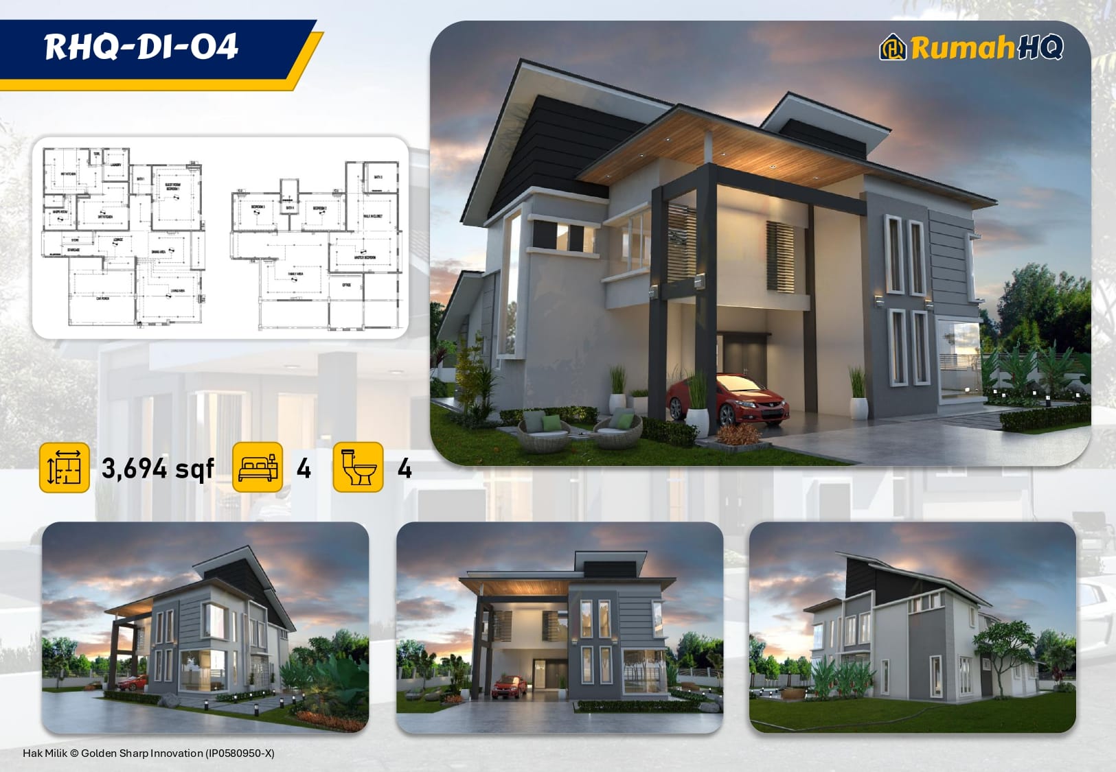 Nak Bina Rumah Sendiri? Ini 8 Persediaan Wajib Sebelum Duit Anda “Terbakar”! 12 Koleksi Pelan Rumah page 0057