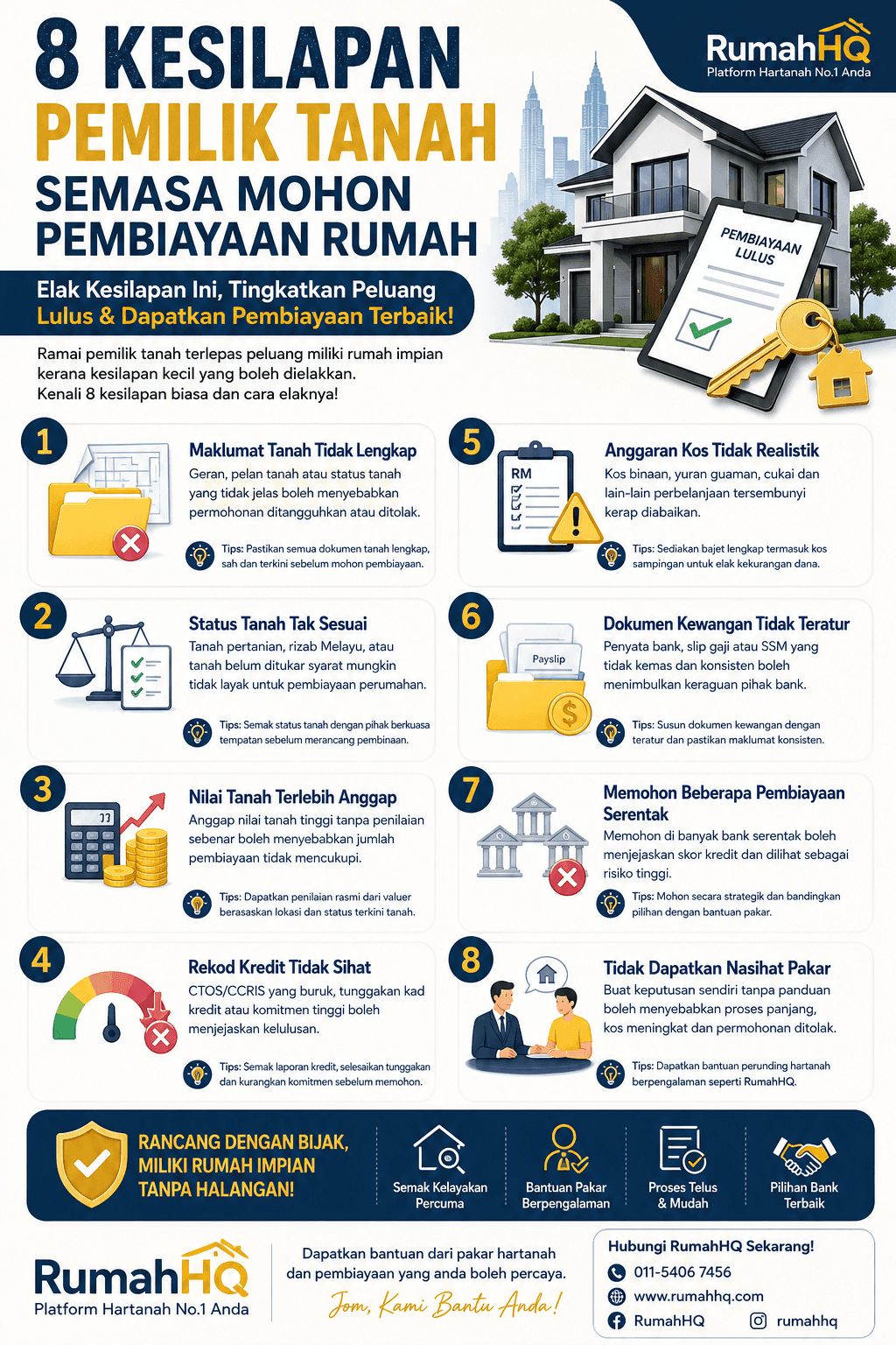 Jangan Mohon Pembiayaan Rumah Sebelum Tahu 8 Kesilapan Ini — Ramai Pemilik Tanah Tersangkut Kerana Salah Langkah! 1 Jangan Mohon Pembiayaan Rumah Sebelum Tahu 8 Kesilapan Ini %E2%80%94 Ramai Pemilik Tanah Tersangkut Kerana Salah Langkah