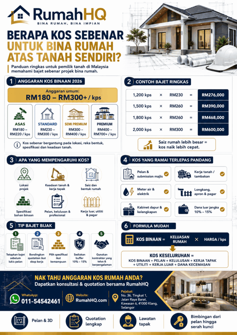 Kos Tersembunyi Dalam Pembinaan Rumah Yang Ramai Terlepas Pandang 41 Kos Tersembunyi Dalam Pembinaan Rumah Yang Ramai Terlepas Pandang 1